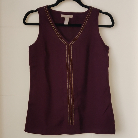 Banana Republic Burgundy Tank Top - Picture 1 of 4